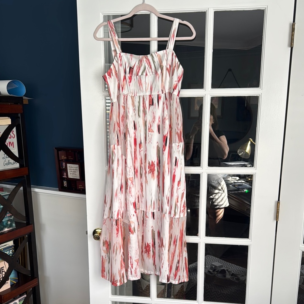 Chic Strappy Patterned maxi Dress